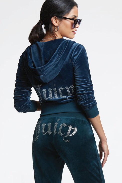 JUICY COUTURE Classic Juicy Hoodie Womens Apparel